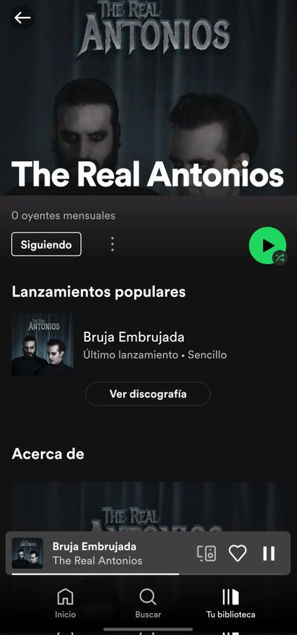 ElBadiablo's tweet photo. Que se active la maldición. Que bailen las cabras. 
Bruja Embrujada de The Real Antonios ya está disponible en todas las plataformas.

https://t.co/cC1vNSZn6n https://t.co/Z4KRQnhPCw