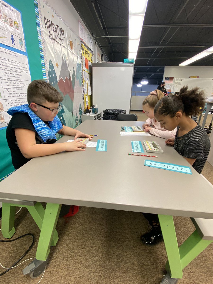 We are working hard on mastering our facts! #mathisfun #bellflowerway #OnceACard