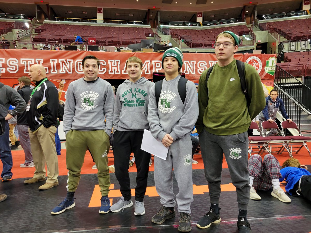 HNWrestling's tweet image. All weighed in and ready to go at the state wrestling tournament. Liam Hatgas wrestles on mat 5 around 430pm. Follow here for updates.