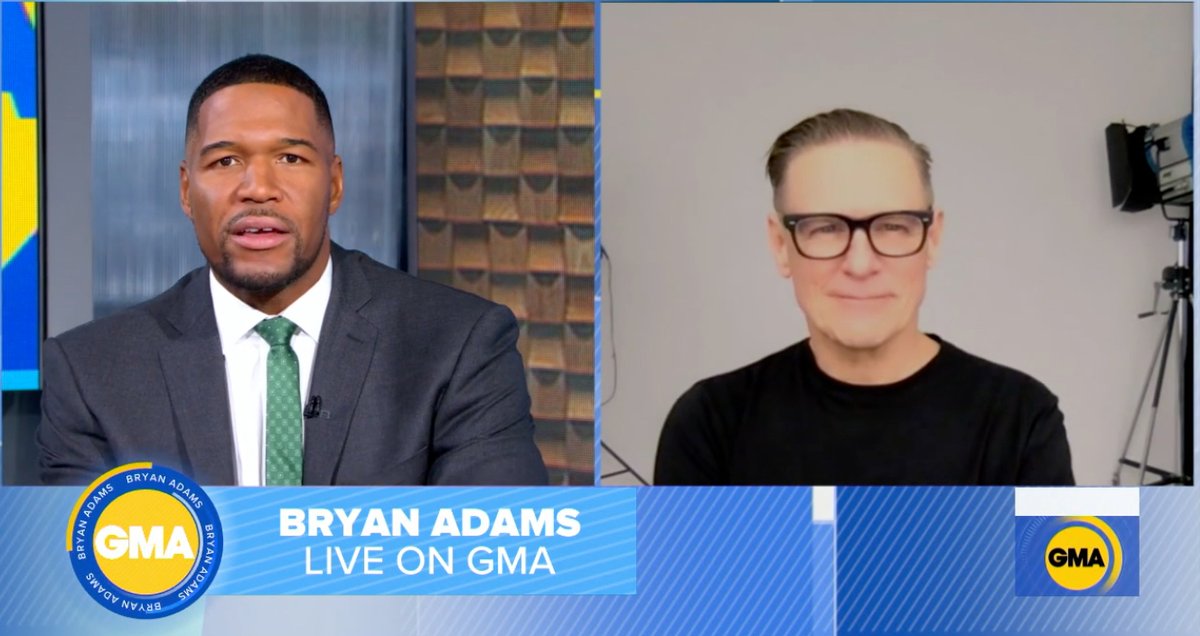 bryanadams's tweet photo. Check out Bryan's live interview today on Good Morning America! #SoHappyItHurts https://t.co/MIzG2vdAsV https://t.co/kgJGow31zZ