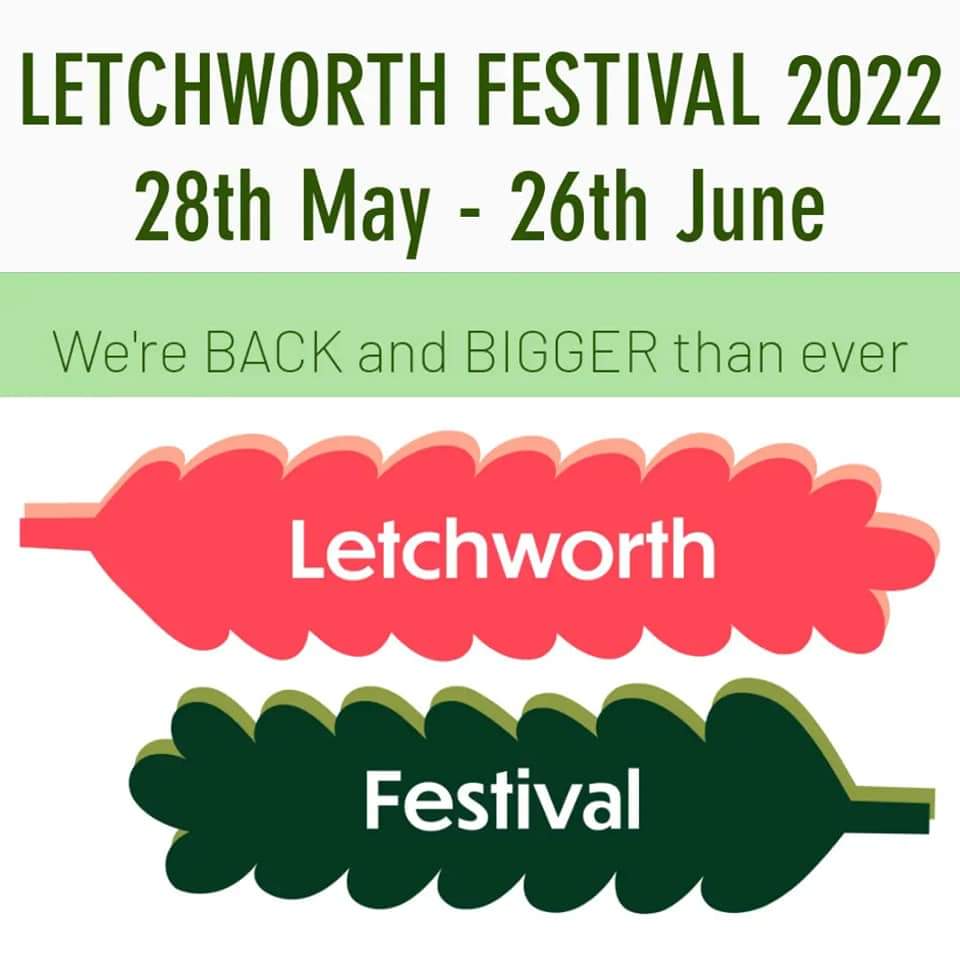 We're back! And bigger ... 4 weeks &amp; 5 weekends.
We kick off for May half term, include the Platinum Jubilee and close on 26 June. Art, theatre, literature, music, film &amp; more.
Add your event to the programme by 7 April, here:
letchworthfestival.org
#letchworthfestival2022