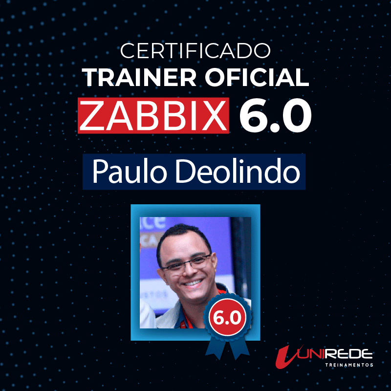 unirede's tweet photo. Mais uma conquista que nos enche de orgulho! O nosso instrutor, Paulo Deolindo, recebeu o treinamento e Certificado Oficial Zabbix da nova versão 6.0.
Parabéns, Paulo!
#zabbix #unirede #zabbixtrainer #zabbixpremiumpartner https://t.co/dQ8uQmJZa5
