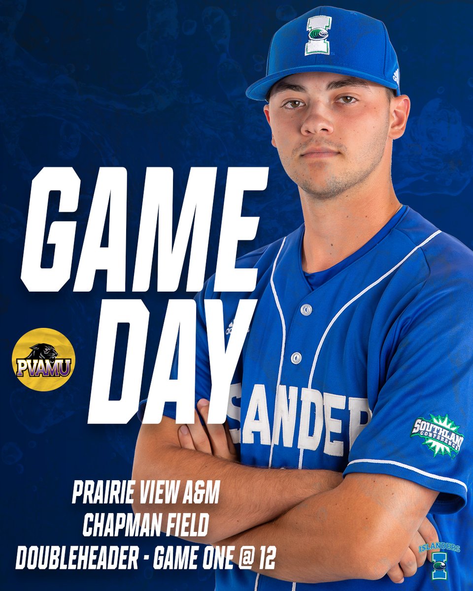IslandersBSB's tweet photo. Big doubleheader! Come out and see twice the action!

📍 Corpus Christi, Texas
🏟️ Chapman Field
🕛 Noon

#ShakasUp https://t.co/l5L9S99DQs