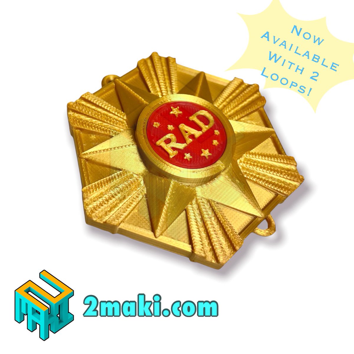 2MakiDesigns's tweet photo. Following feedback, the RAD badge is now available with 1 or 2 loops for all your cosplay needs 🥰 Get yours now at https://t.co/N6DFBY4yWZ
.
#obeyme #obeymecosplay #obeymerad #obeymeraduniform #obeymeradstudent #obeymeradbadge #2makidesigns https://t.co/3avxmf6Xew