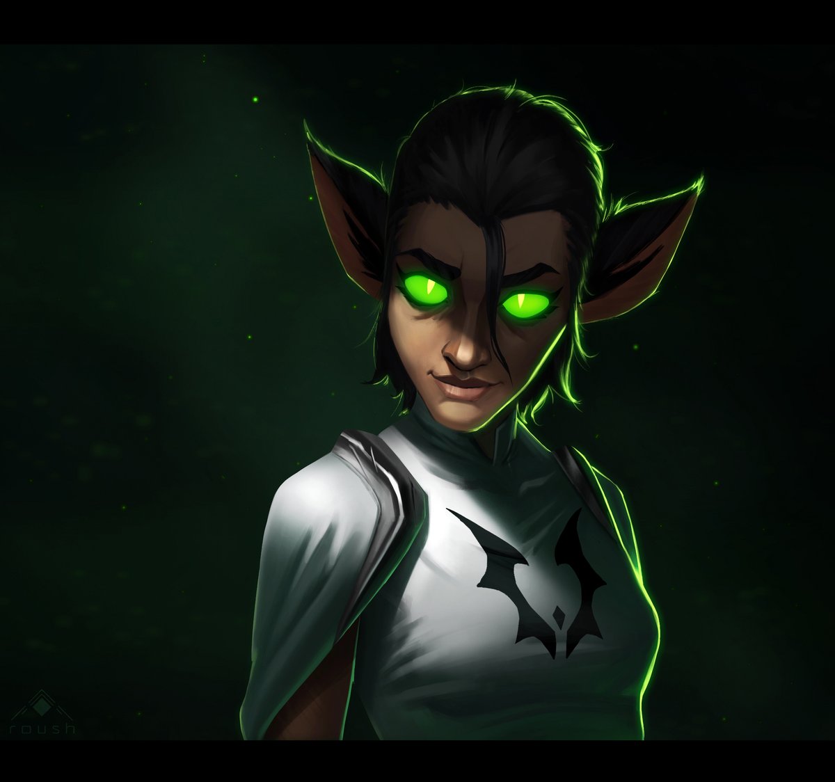 Catra study in the style of Arcane. Not quite there yet, but I'm working on it. #catra #shera #spop #fanart