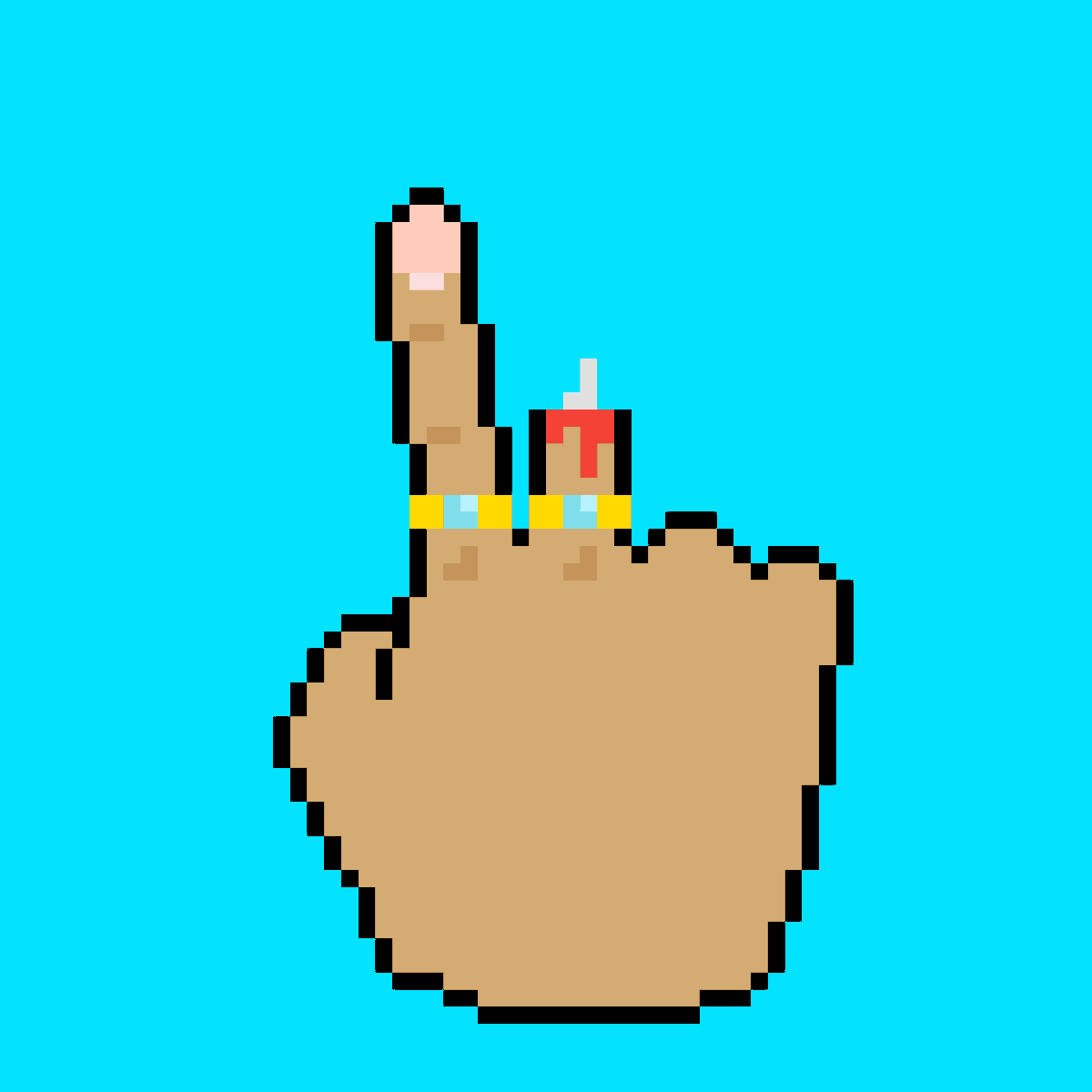 HandBytes's tweet photo. Did you know the #HandBytes can have chopped fingers??
#Solana #SolanaNFTs https://t.co/CYj922IEoY