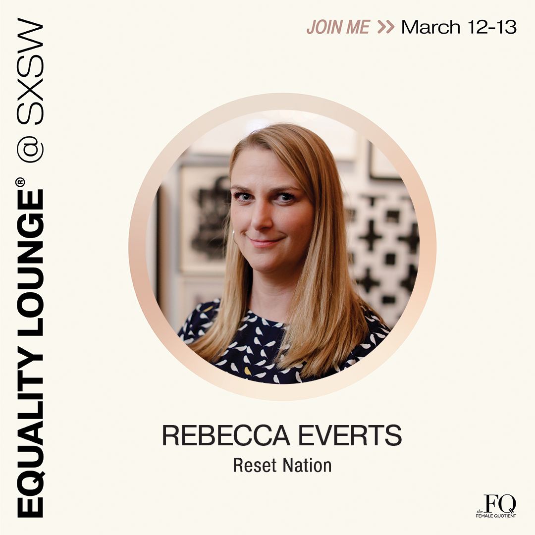 Join Rebecca Everts at #SXSW2022 on Saturday, March 12th, from 4-4:30 at the Waller Creek Boathouse in Austin, TX, for her panel on “Women Leading Across the Metaverse.” RSVP 👉🏻 thefemalequotient.equalitylounge.com/virtualequalit…
