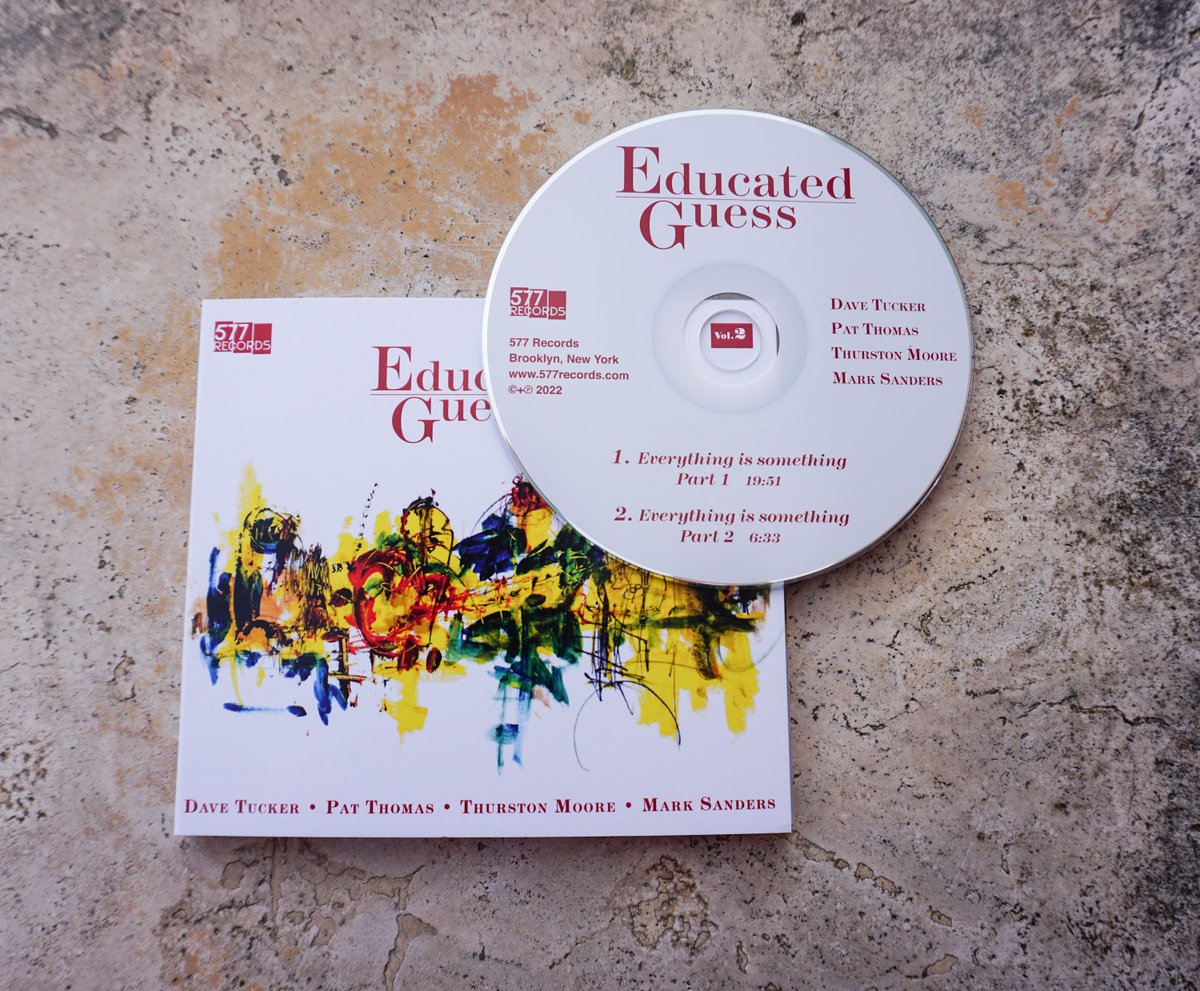 577Records's tweet photo. Look out for extraordinary EDUCATED GUESS VOL. 2 // Officially out May 6 but shipping already
Dave Tucker, Pat Thomas, Thurston Moore @nowjazznow , Mark Sanders
#DaveTucker #PatThomas #ThurstonMoore #MarkSanders https://t.co/T0ZI0Yl6cx