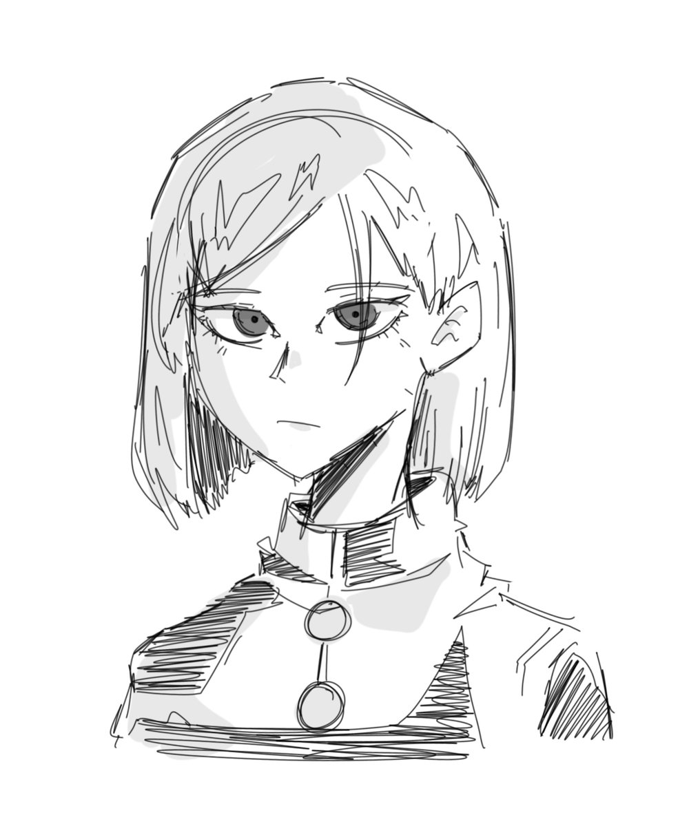 thespacedan's tweet photo. some practice, nobara from jujutsu kaisen (timelapse below) https://t.co/nYsaVZMlBu