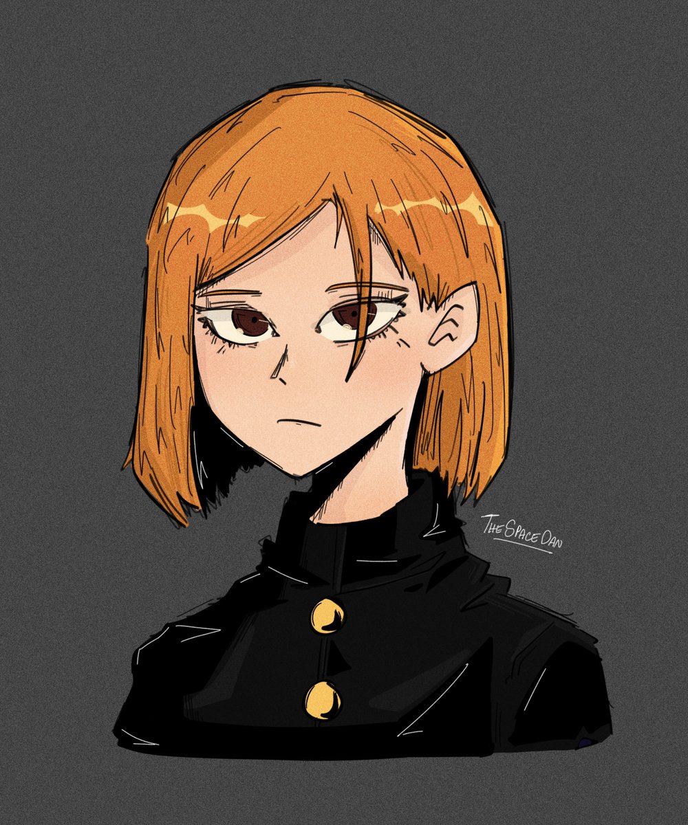 thespacedan's tweet photo. some practice, nobara from jujutsu kaisen (timelapse below) https://t.co/nYsaVZMlBu