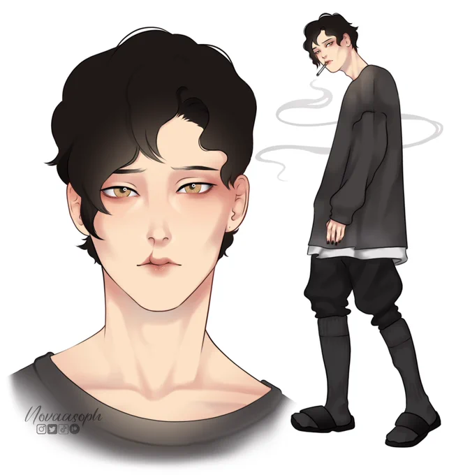 Oc Introduction Thread! 
If you're not interested in Oc content please stand by and I'll be back to my regular content soon I promise 

Meet Noah 