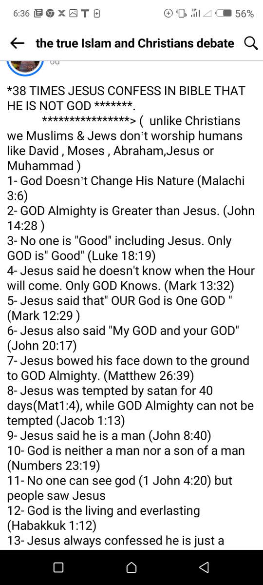 YingaMusa's tweet photo. @POTUS First things first.

Proof Jesus is not God. https://t.co/95dCEUUm1W