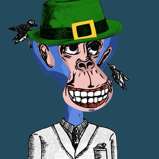 noifolnub's tweet photo. credits to @jeffRainey my sketchy apes are all dressed up for St. Patrick's Day ☘️ amazing talents and creativity in the @SketchyApeBC community! 

#NFT #NFTCommunity #NFTCollection #StPatricksDay https://t.co/z8E47ldw26