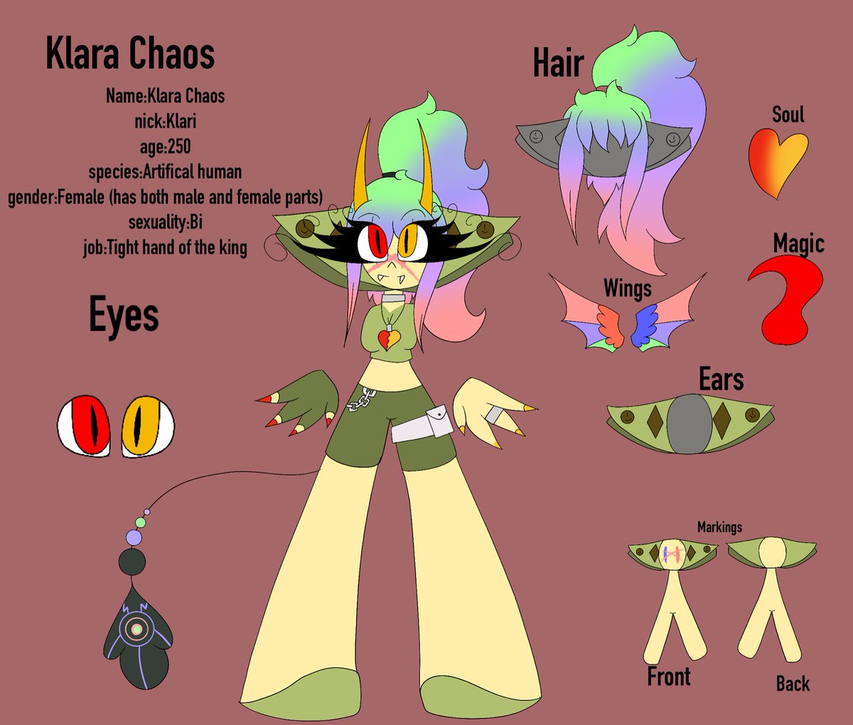 Ravyn_Pain's tweet photo. ref sheed of Klara chaos #oc #drawing #refsheed https://t.co/wifog0boHB