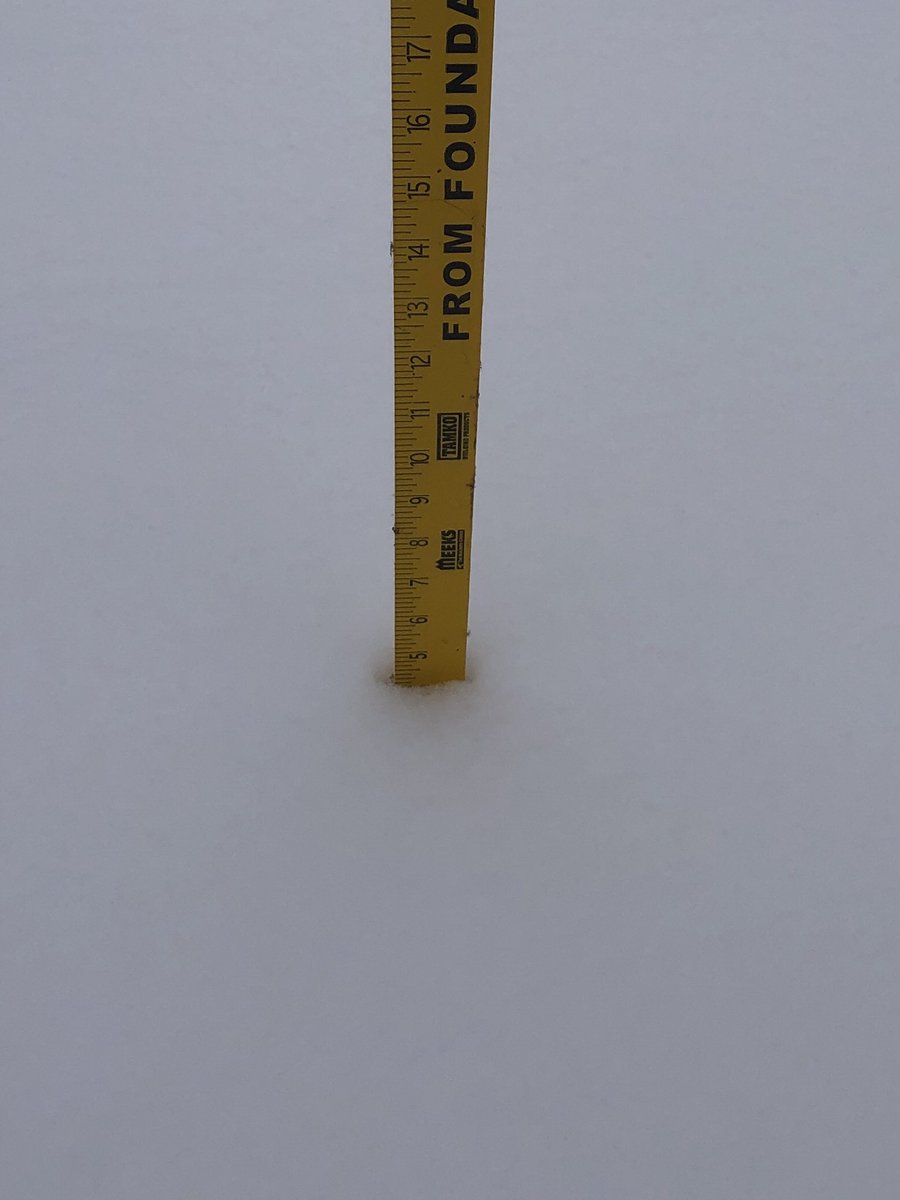 markgay52's tweet photo. A smidge over 4” as it winds down in Cave Springs. #arwx https://t.co/GwKjB1bk2U
