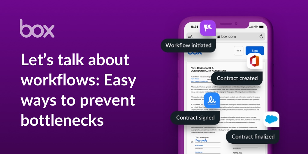 Box_Europe's tweet photo. Don’t be the bottleneck of your organization. With Box, we're making it easier to track the status of your critical processes.

Learn more: https://t.co/AilVwGdT9P https://t.co/GpgJRNKVkM