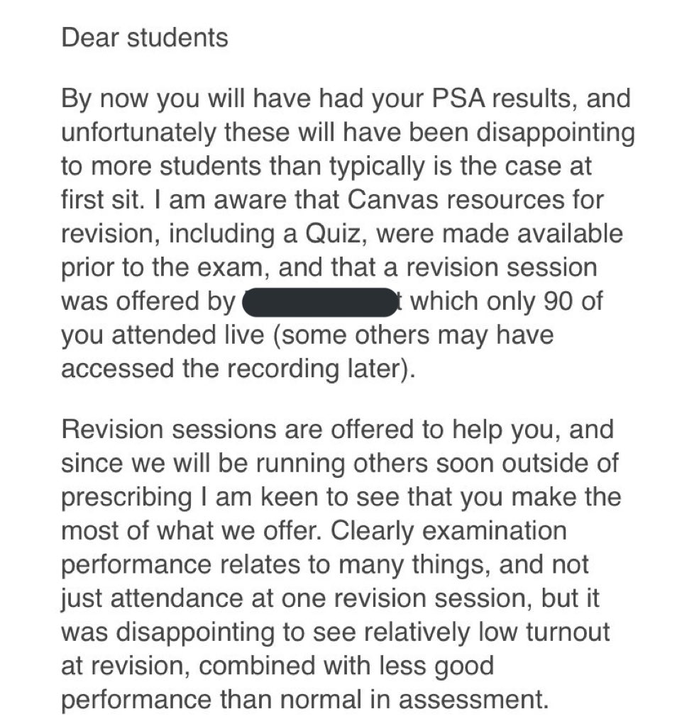 Meanwhile at my med school....🙃
