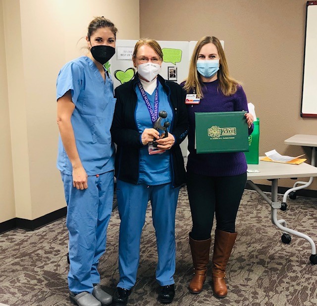 Congratulations to Norma Pare on being named the 2021 4th Quarter DAISY Award winner for Lovelace Westside Hospital! Join us in wishing thanks to Norma for her dedication and compassionate care as an RN at Lovelace Westside Hospital. #lovelacehealth #DAISYnurse