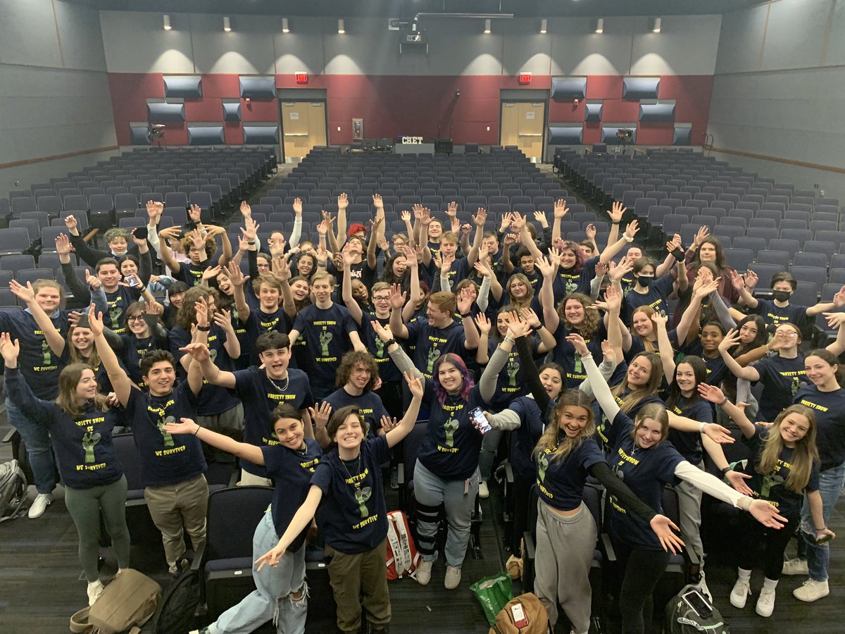 Mr_Lahoud's tweet photo. It’s time! @LHSRI Presents “Variety Show 55: We Survived!” Come see the new auditorium &amp; enjoy the seats!

Show starts tonight, March 11th at 7pm with doors opening at 6pm. 

Tix available at the door: $10.00 each https://t.co/SQnkTfL86p