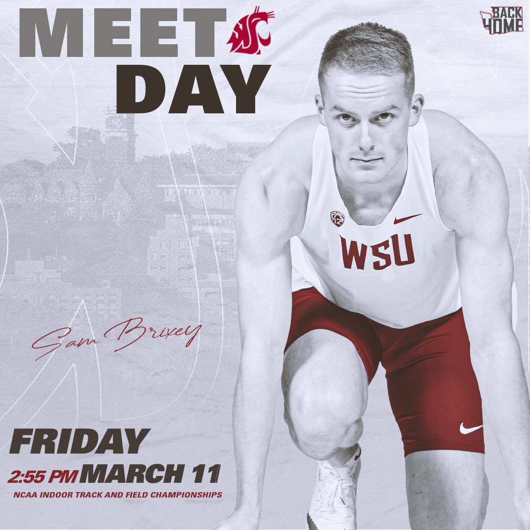 Day 1 of the NCAA Indoor Track and Field Championships!! Good luck <a href="/SLBrixSquad/">Sam Brixey</a>!! 

⏱3 p.m. PT
📍Birmingham, Ala. 
📋rtspt.com/ncaa/d1indoor2…
📊 flashresults.ncaa.com/Indoor/2022/in…
🎥 espn.com/watch/roadbloc…

#GoCougs | #BackHome