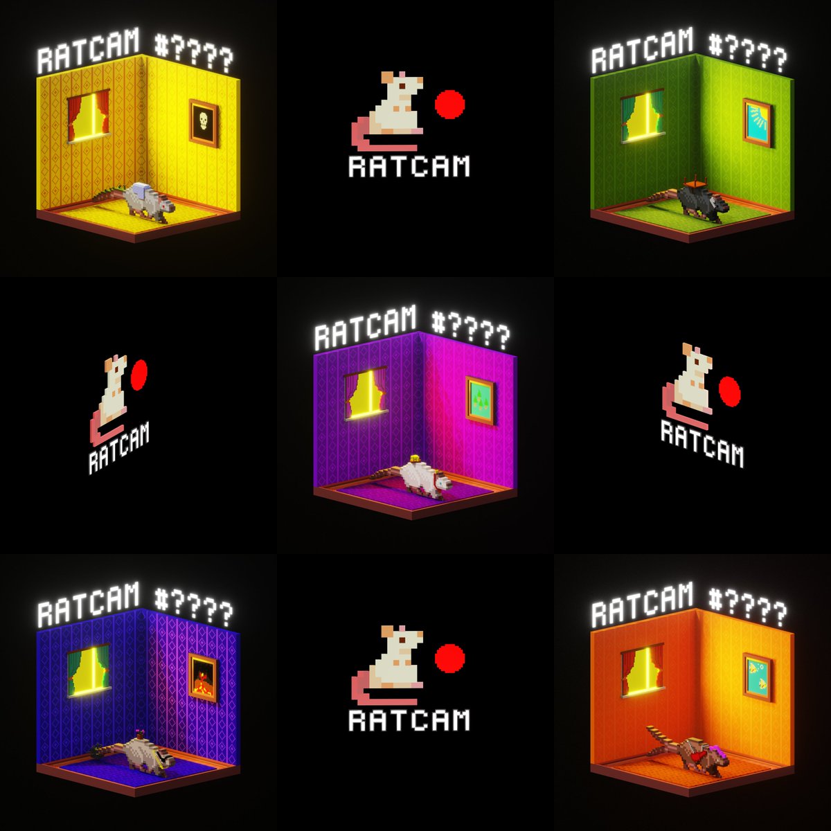 RatCamNFT's tweet photo. A look at some various attributes in Rat Cam. 🐀🌟
If you see this, you are early. 👀

📰WL Opportunity for those who:
➡️ Like + RT
➡️ Tag 3 friends
➡️ Follow

You can join at : https://t.co/MidDGQjBlK

#Solana #SolanaNFTs #MagicEdenLaunchpad  #SAGC #BASC #WHITELISTING #MINT https://t.co/liCZ1lgPuo