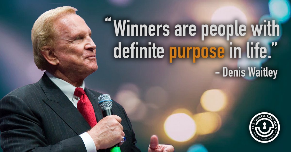 "Winners are people with definite purpose in life." - Denis Waitley

I want you to win. Stop being less.

theunlockedman.com