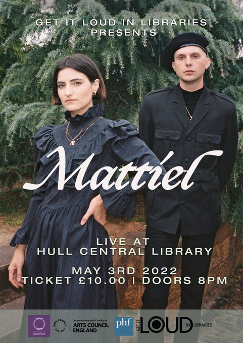 All the way from Atlanta, we are delighted to host @mattielworldwde in May. getitloudinlibraries.com/event/mattiel/
