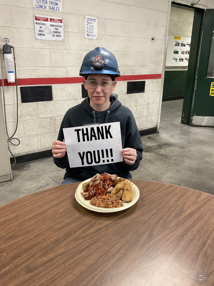 AmerCastings's tweet photo. A happy customer of ours bought lunch yesterday from JL's Barbeque  to show our employees their appreciation! From the production floor to our front offices, our employees are working hard to keep our customers supplied and satisfied. Thank you to our customer and JL's! Part 1 https://t.co/tOcMrxWGCW