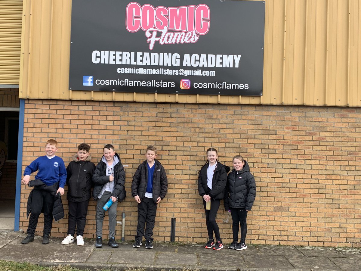 Mrs_Wilson1979's tweet photo. Today we went to @cosmicflames with our Sports Committee! We had a fantastic time…from the lovely walk there/back to the warm welcome &amp; super fun flips &amp; stunts with Pammie. It was AMAZING!Thank you! @calderbridgeps @birrell1101 @CalderbridgeSC @123harryandme @MrsLivingstone2 https://t.co/fWiihX7sWG