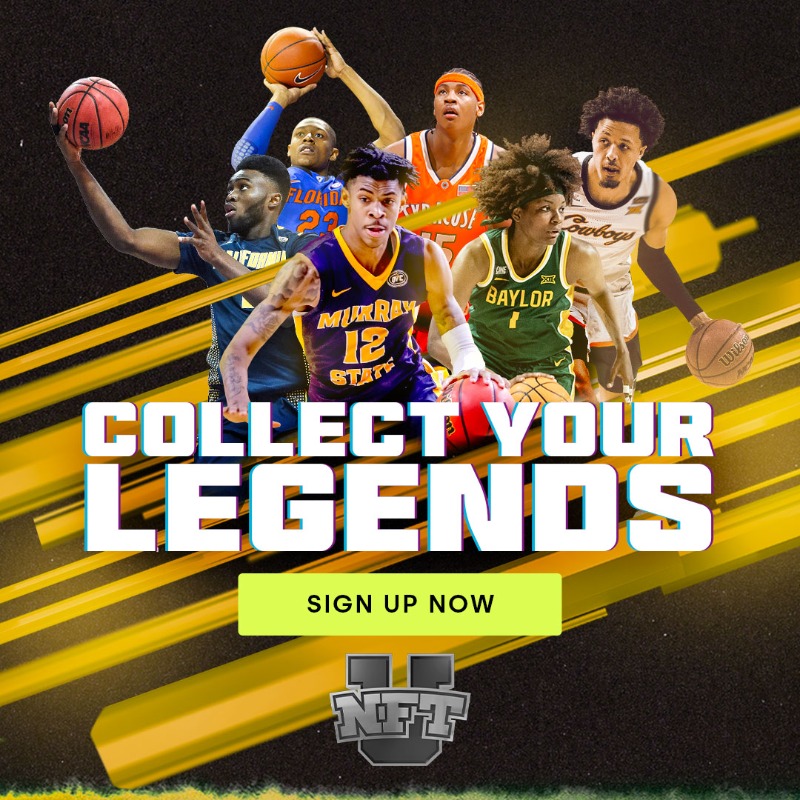 _NFTU's tweet photo. Own digital collectibles from athletes like Ja Morant, Cade Cunningham, Jaylen Brown, Carmelo Anthony, and more! Drops 3/15. Register today.
