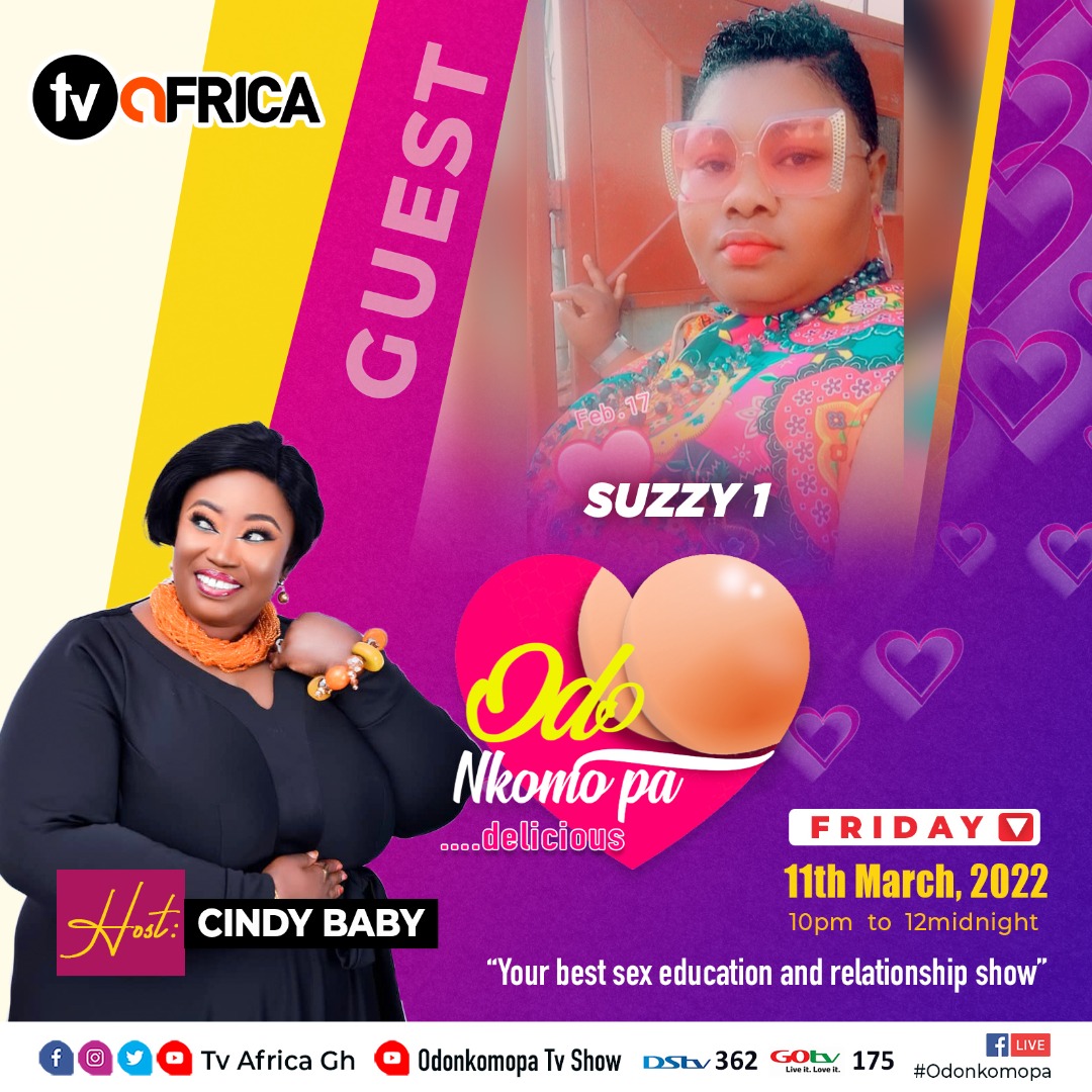 tvafricagh's tweet image. It&apos;s Freaky Friday on Odonkomopa with Cindy Baby.

Join us at exactly 10pm for another entertaining show.
 #Tvafricagh #TvafricaOnline #Odonkomopa #SexEducation #Relationship
