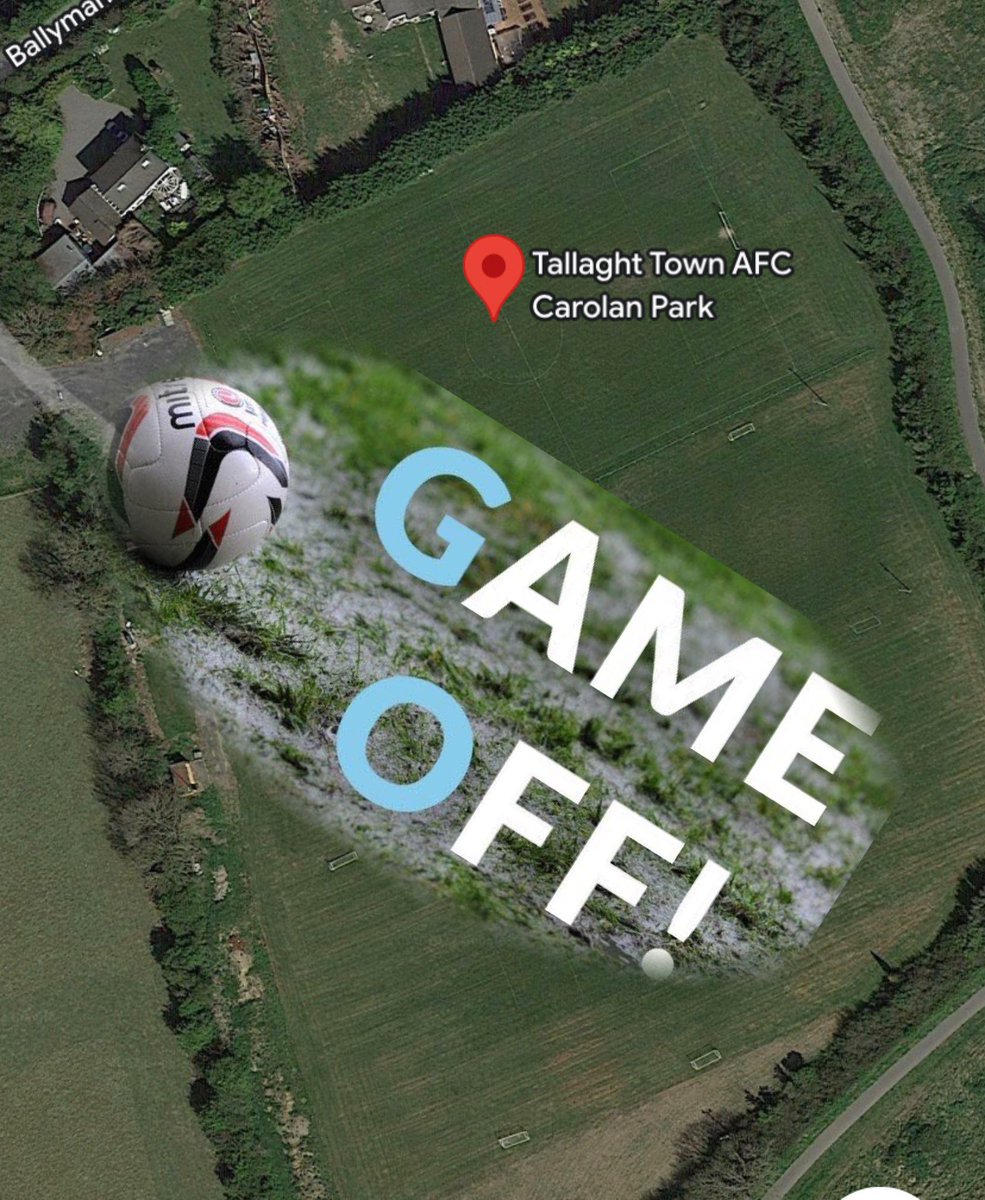 town_afc's tweet photo. All games in Carolan Pk and Andy Moore Pk (grass pitches) are off this weekend - pitches unplayable https://t.co/5fpltHkV2v