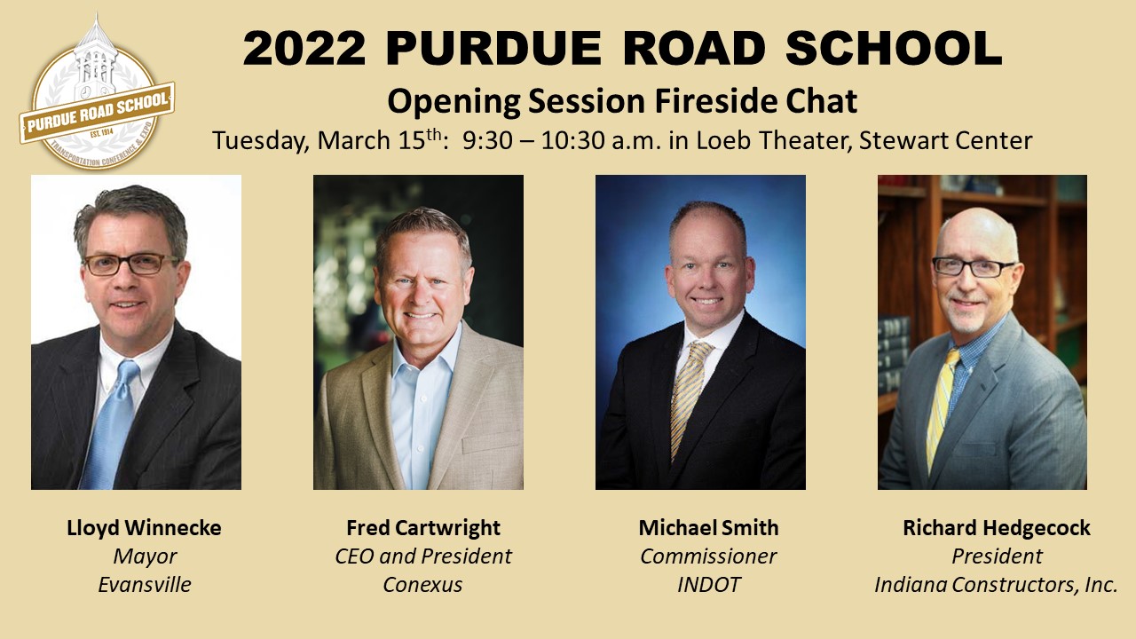 Purdue Road School on Twitter "INDOT Commissioner, Michael Smith, will