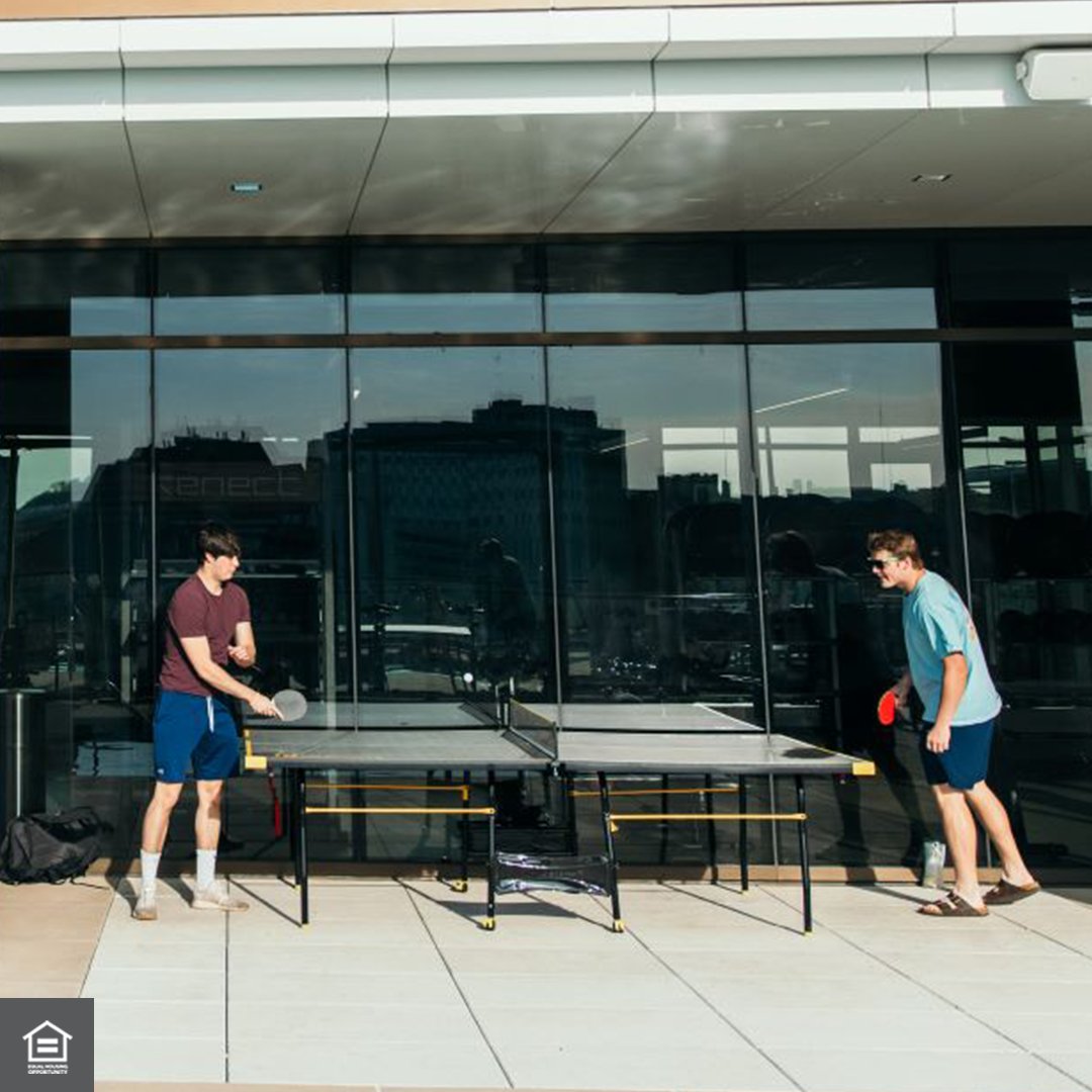 KenectNashville's tweet photo. Test your table tennis skills with fellow members or play a friendly game with your crew. 🏓 

Everything you need is always within reach at Kenect Nashville. What's your favorite place to unwind? https://t.co/2AzBJS3Ar1