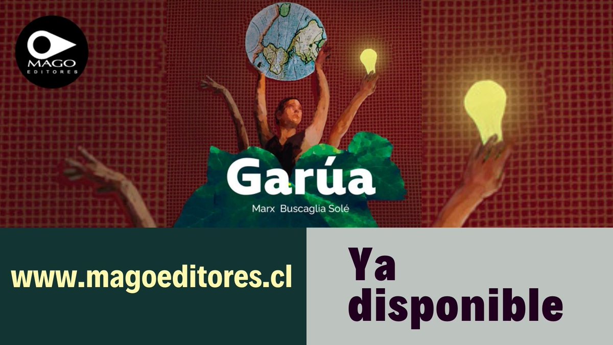 Ya disponible  'Garúa' de Marx Buscaglia Solé 🙂

Consigue tu ejemplar en:
➡️ magoeditores.cl/producto/garua/}

#libros #novedad #MAGOEditores #LeerEscultura