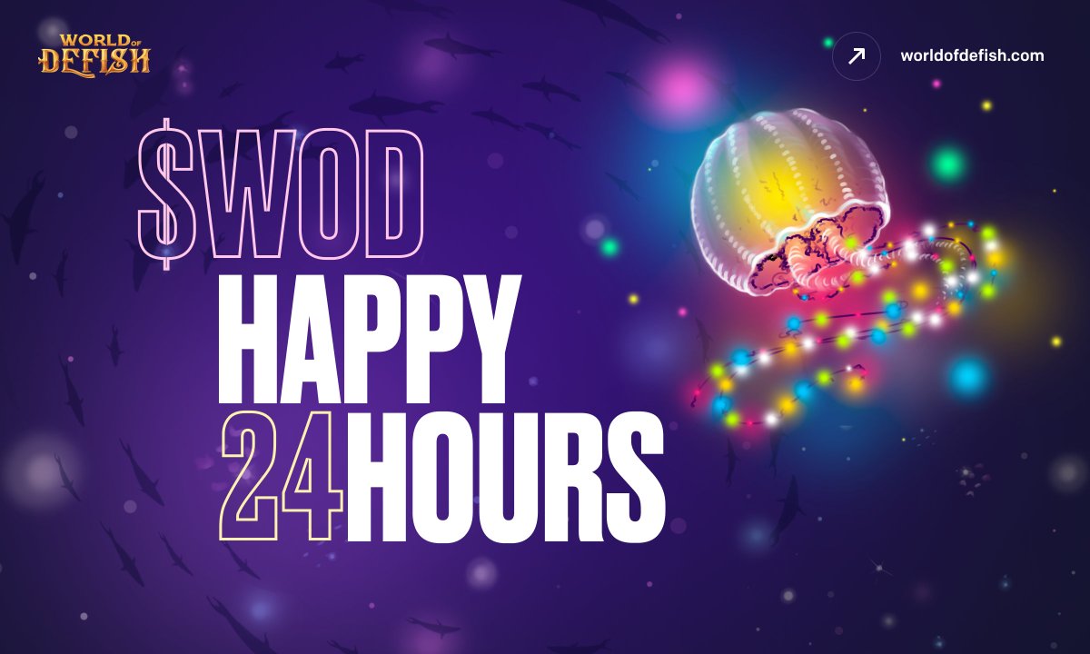 WorldOfDefish's tweet photo. #WOD knows that Captains just wanna have fun! 🔥😈

🥳 We're announcing 24 FUN HOURS TEST. 
The first 24 hours of the Open Beta all rates of catch increase ENORMOUSLY! 

Boost your production x1000000 times! 🤩🤑
Only a fool would miss $WOD HAPPY 24 HOURS. https://t.co/QLEwH7olwn