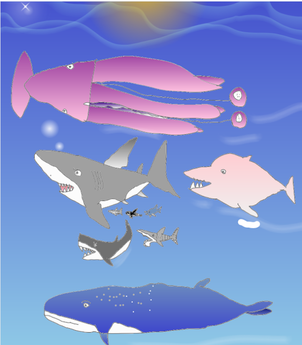 opensea.io/assets/0x495f9…⭐️🌟⭐️⭐️⭐️🌟⭐️🥰 Megalodon and his friends are enjoying in the full moon night.🌟🌟⭐️⭐️⭐️😍#nftkids #NFTCommunity #NFTThaicommunity #KidsImagination
