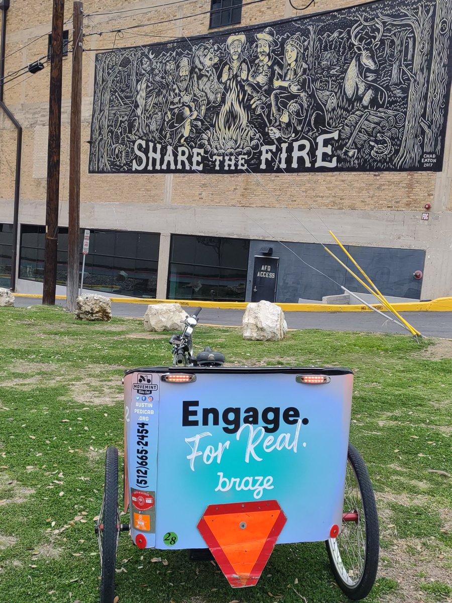 PediCables's tweet photo. #braze  knows  #movemintbikecab fastest way to get around #SXSW2022 https://t.co/gr9nLWCecI