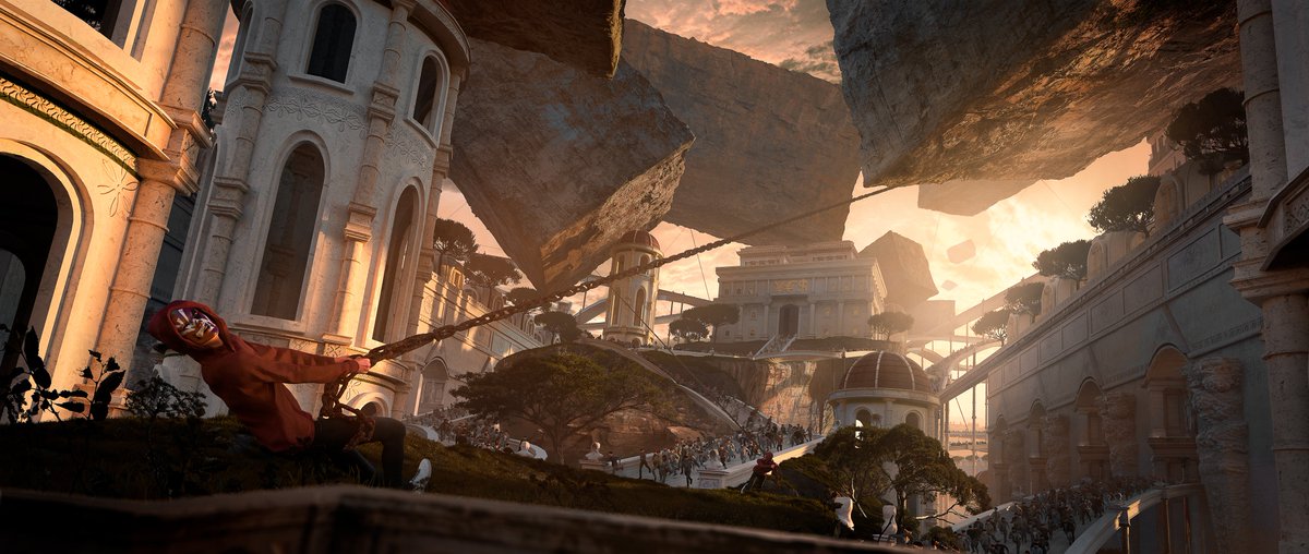 web3nullity's tweet image. W3N is a weird mask that hides a nullity that creates landscapes with a meaning. Or at least they try. 
My images are not life advice.

#conceptart #mattepaint #landscapepainting #cgi #b3d #blender #adobephotoshop #quixelmixer #quixel