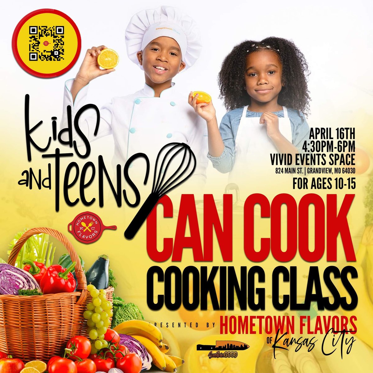 FlavorsOfKC's tweet photo. We're looking for 10-15 year olds for this limited seating class. If you have a little one who enjoys being in the kitchen, sign them up for this one of a kind experience only at https://t.co/2ZnymkqqWG

#KansasCity #culinary #Foodies #homemade #HometownFlavorsofKC #localbusiness https://t.co/a0eUIQNedf