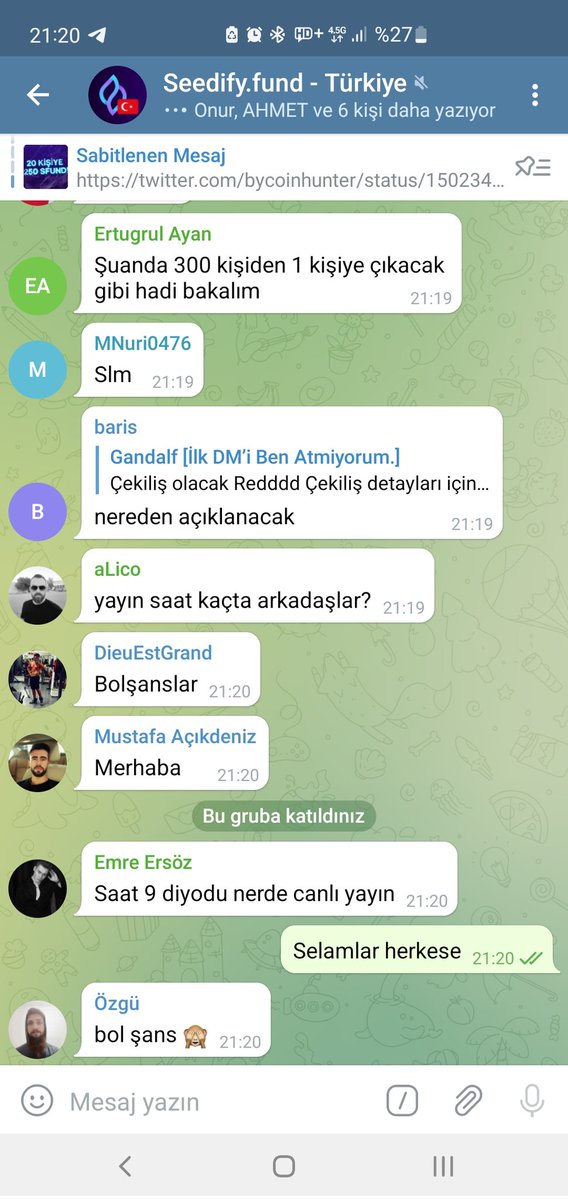Hasan06Tugce's tweet photo. @bycoinhunter @SeedifyFund @thearreatsummit @vemutlu @Crypto_Hector @milyonerzihin Çıkarsa müthiş olur 😁👏👋 https://t.co/gO3TRnQH36