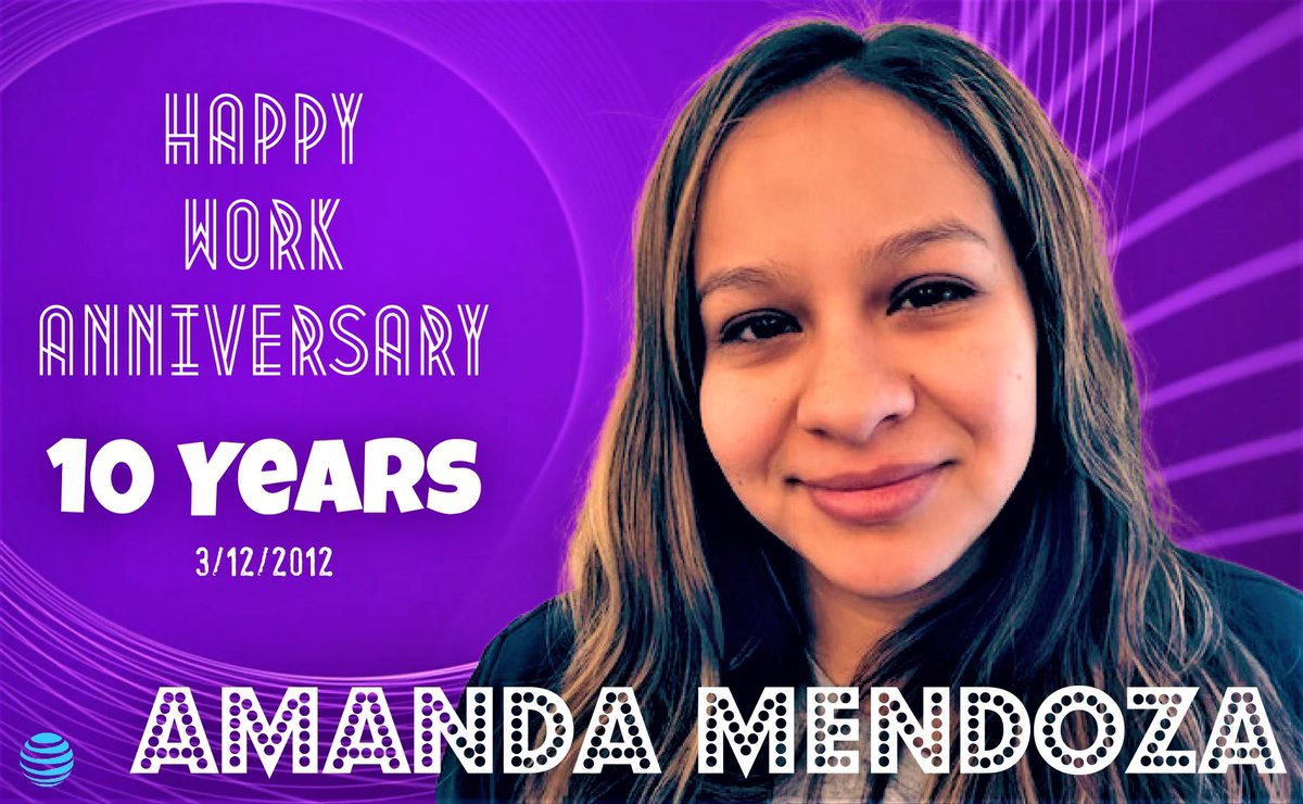 MichaelAKelly's tweet photo. Congrats to Team Manager Amanda Mendoza on her milestone anniversary!! 10 years with AT&T - we are lucky & grateful she has spent the last decade with us!! ๐ #DPortPride #BanksBosses #WinAs1Fam #CustomerExperience @A1SmithBlock @seanclarke333 @banks_dvb #LifeAtATT ๐ https://t.co/o9bxicGAan