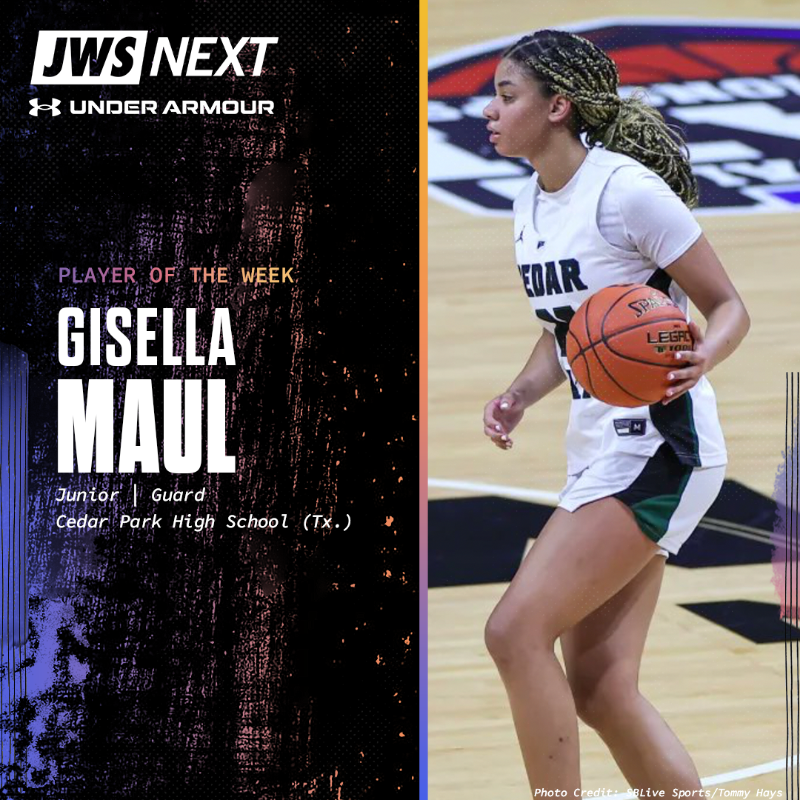 justwsports's tweet photo. 𝗣𝗟𝗔𝗬𝗘𝗥 𝗢𝗙 𝗧𝗛𝗘 𝗪𝗘𝗘𝗞

@GMoneyMaul led the @CPLadyWolves to their 2nd straight title in double OT 💪

JWS Next x @UnderArmour