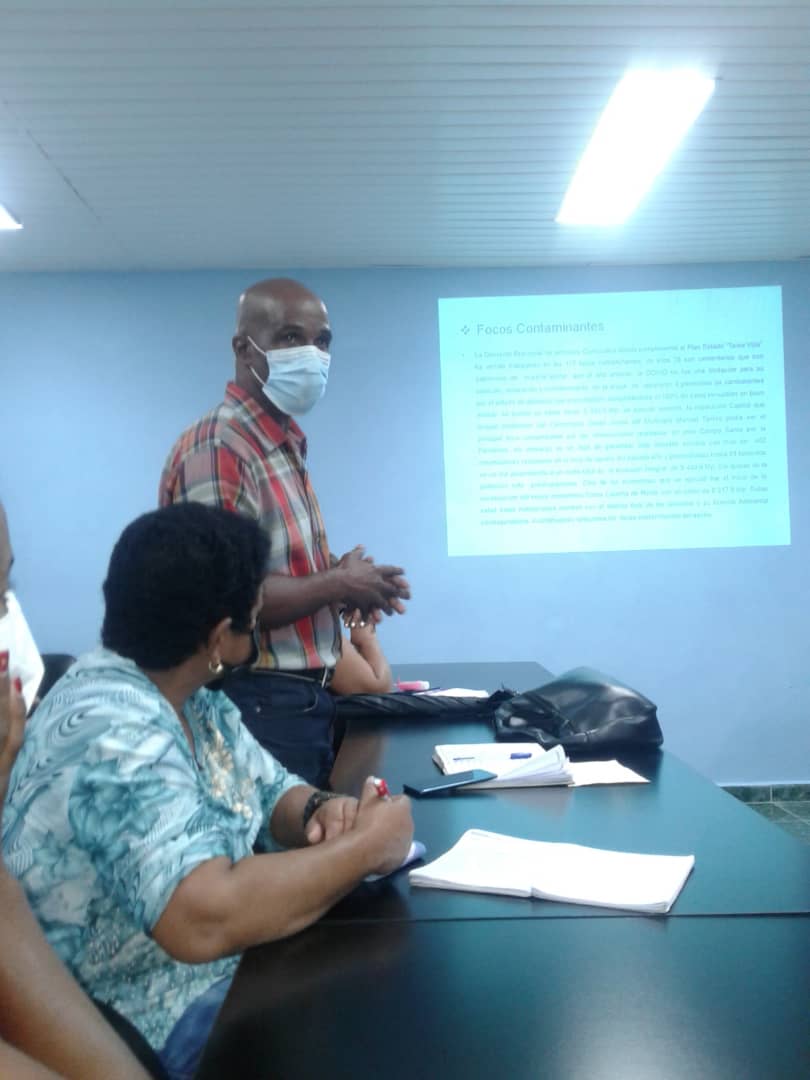 Citmagtm's tweet photo. La #DPComunales 
presenta al Grupo de #Macroprogramas las acciones realizadas en función de la calidad ambiental en el territorio vinculados al cumplimiento del Plan de Estado, vinculado a la situación con los vertederos y microvertederos en la provincia.@OGAmbienteCuba https://t.co/TbLsQLLF04