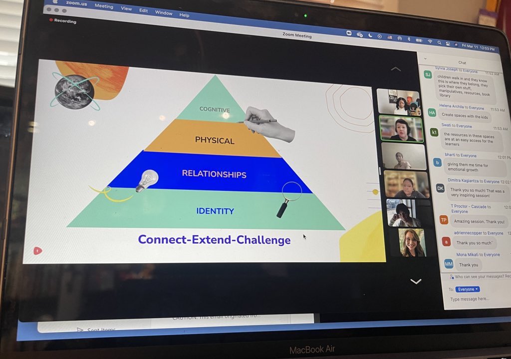 genevie79cr's tweet image. Awesome session with @Univercitychild! What do our learning spaces communicate to our students? How can we be more mindful of the spaces our students engage with? #studentagency #assessinglearning #toddleTIES