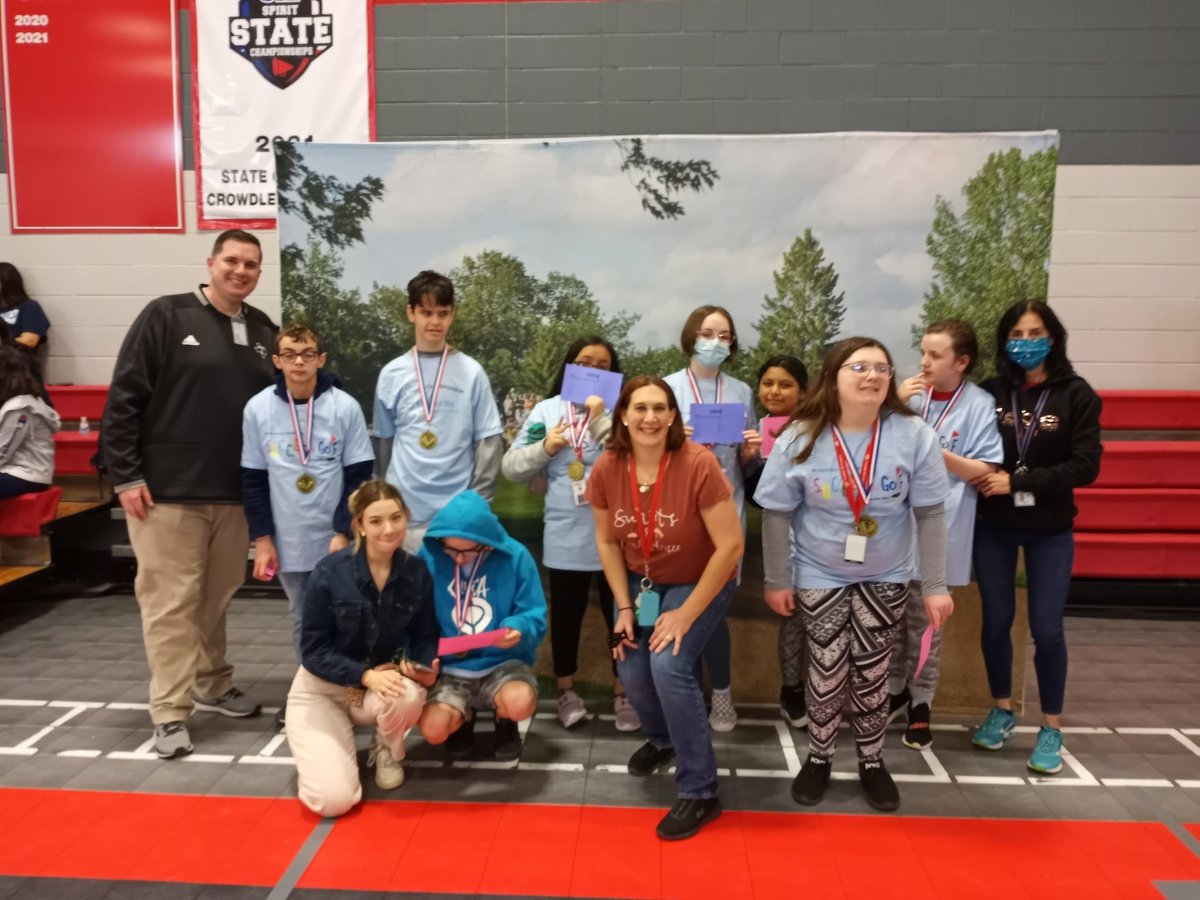 TJHS_Tara's tweet photo. Success golf was spectacular! @TStudentsupport Thanks for all you do- starting spring break with a hole in one!! #spiritofinclusion https://t.co/LHYDePszIx