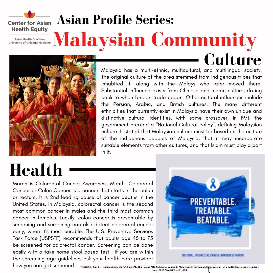 CAHE_AHC's tweet photo. Do you know Asian Americans represent more than 20 Asian groups? To promote diversity, equity, and inclusion, we are producing the Asian Profile Series. Check out this month’s profile on the Malaysian community: https://t.co/jkhLYG9lHn 
#AsianHealthEquity #AsianProfileSeries https://t.co/IuxTTp9Buo