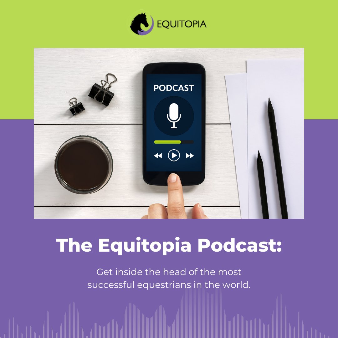 Equitopiacenter's tweet photo. Get inside the head of the most successful equestrians in the world. 🏇

This is one of the best podcasts 🎙 in the industry bringing you interviews and insights from equine professionals around the world.

Learn more: https://t.co/weJafpFPrp

#equitopiacenter #horse #podcast https://t.co/N0u8Uq8iDW