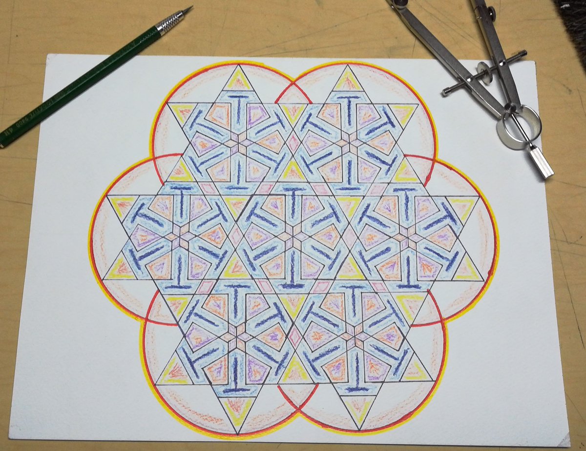 ChristineSeel's tweet photo. For those who think Math/Art is an "either/or" thing:
 it's not! Math + Art = whole brain, body, and senses engage in learning! See Roh's classroom project on @DonorsChoose:  https://t.co/54w8IZsF6h (full disclosure: soliciting donations for my spouse's classroom projects here!) https://t.co/5LkbmW2a6t