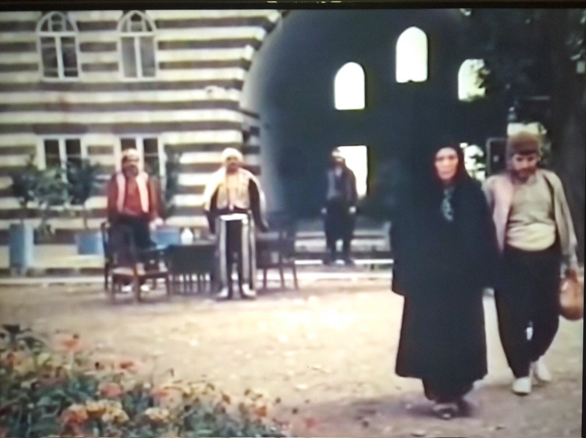 Bir sinema filminden.Aliye Rona,Nizam Ergüden (Gazi Köşkü Diyarbakır)1974.